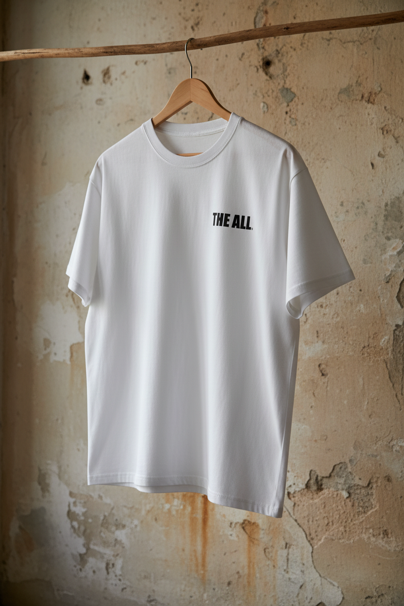 THE ALL Everyday Unisex T-Shirt - (print- THE ALL front and THEALL.world back)