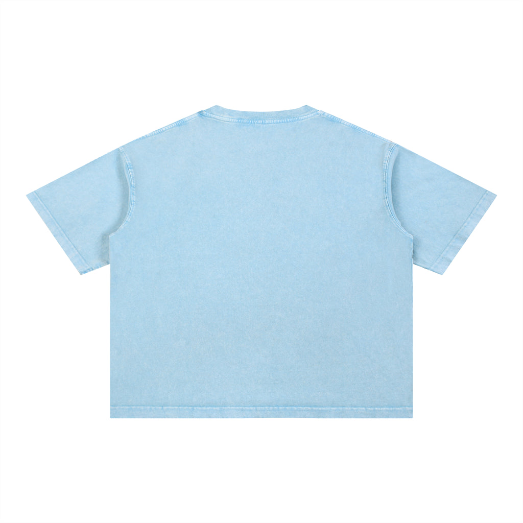 THE ALL Unisex  Mineral Wash Boxy Cotton T-Shirt