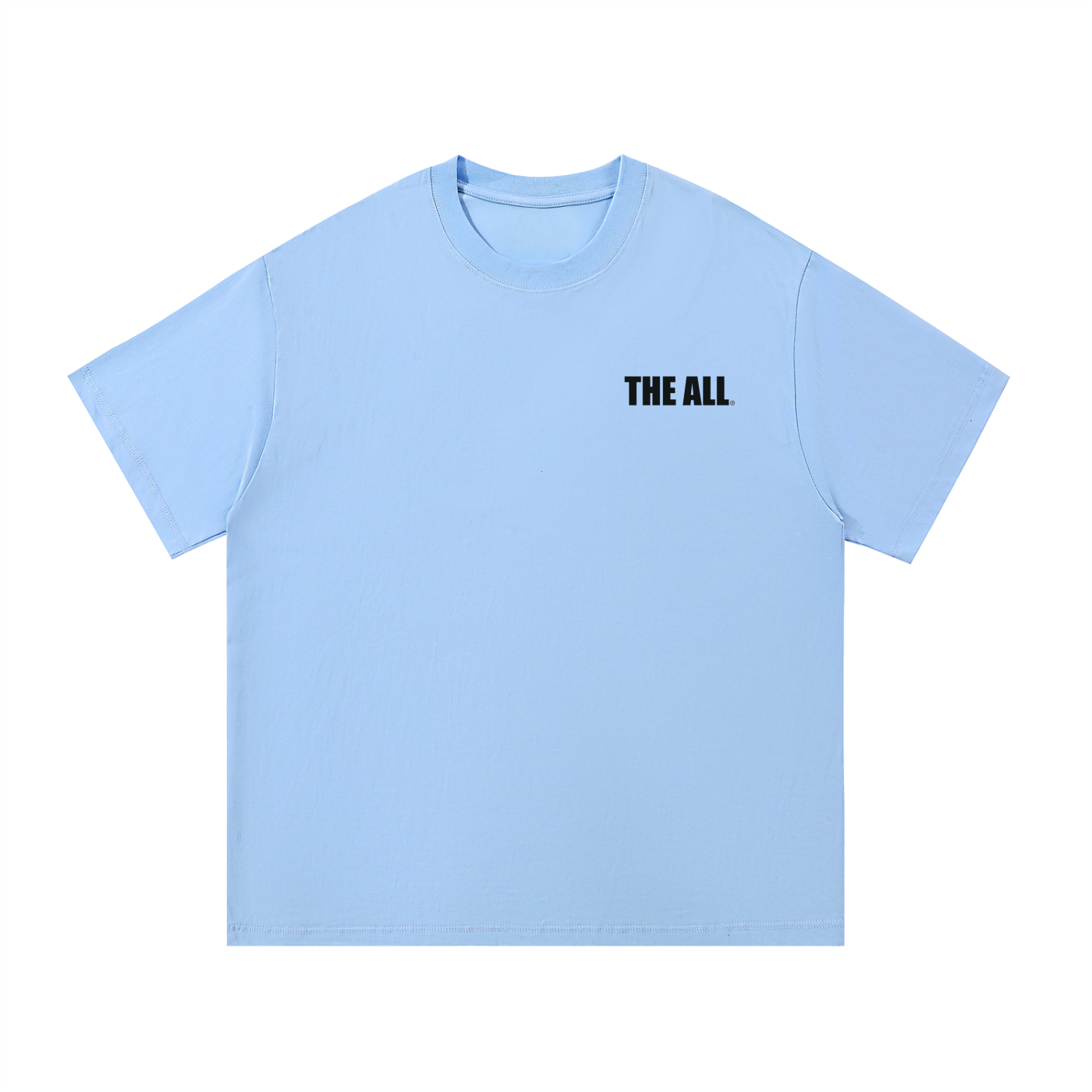 THE ALL Everyday Cotton T-Shirt - (print- THE ALL front and THEALL.world back)