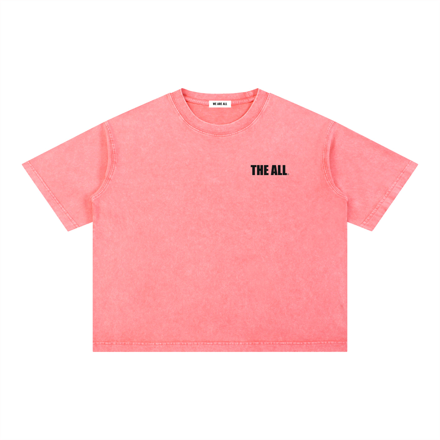 THE ALL Unisex  Mineral Wash Boxy Cotton T-Shirt