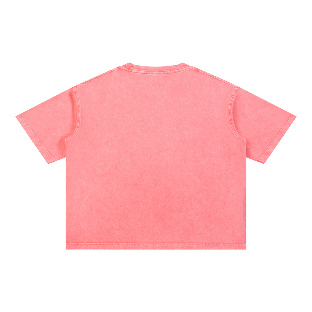 THE ALL Unisex  Mineral Wash Boxy Cotton T-Shirt