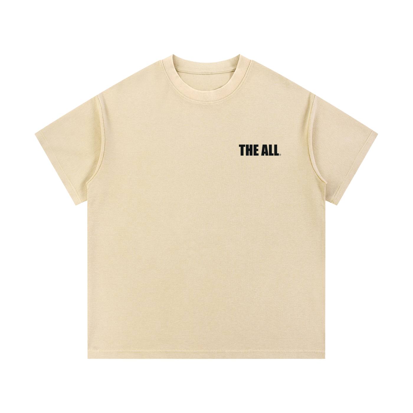 THE ALL Mineral Wash Waffle Knit T-Shirt