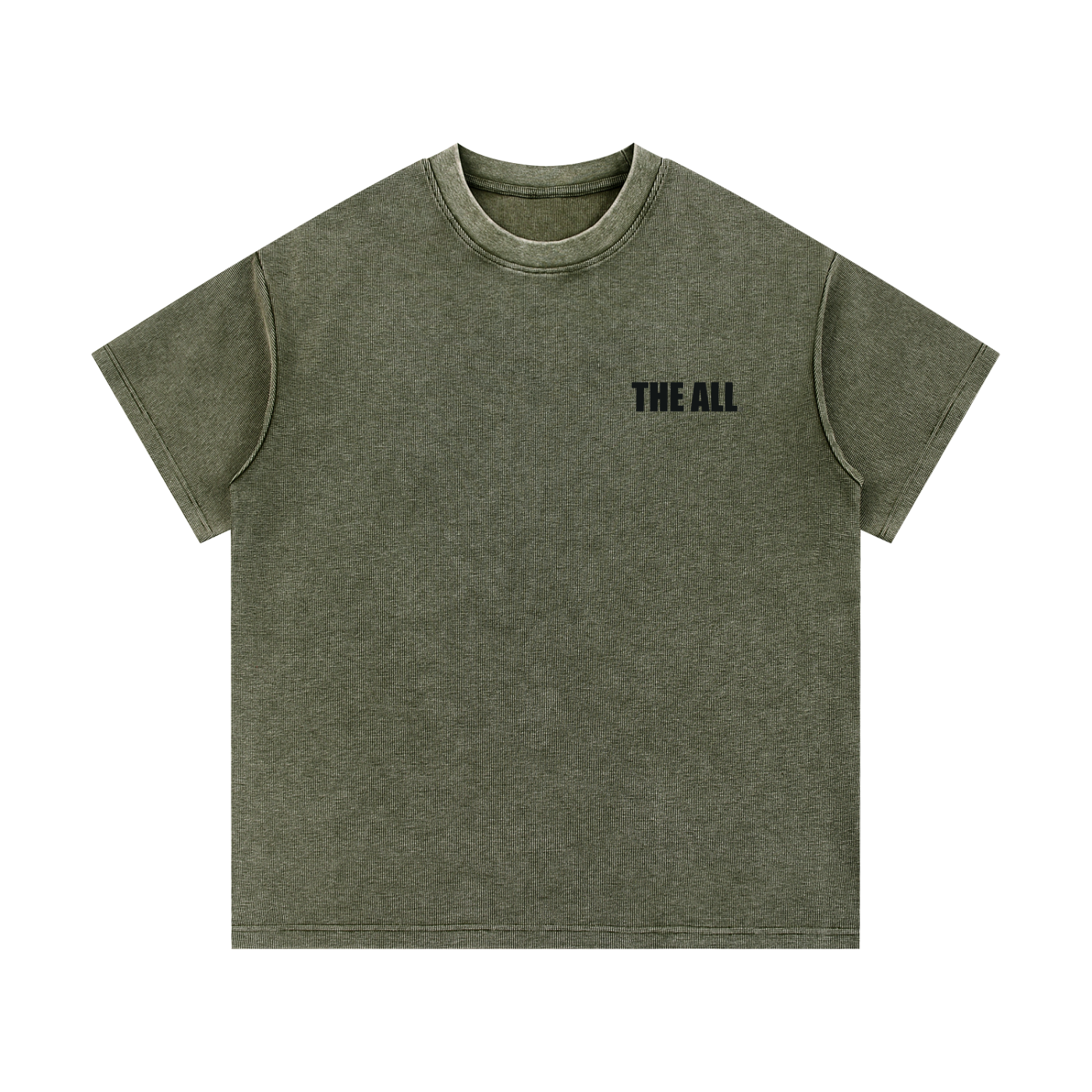 THE ALL Mineral Wash Waffle Knit T-Shirt