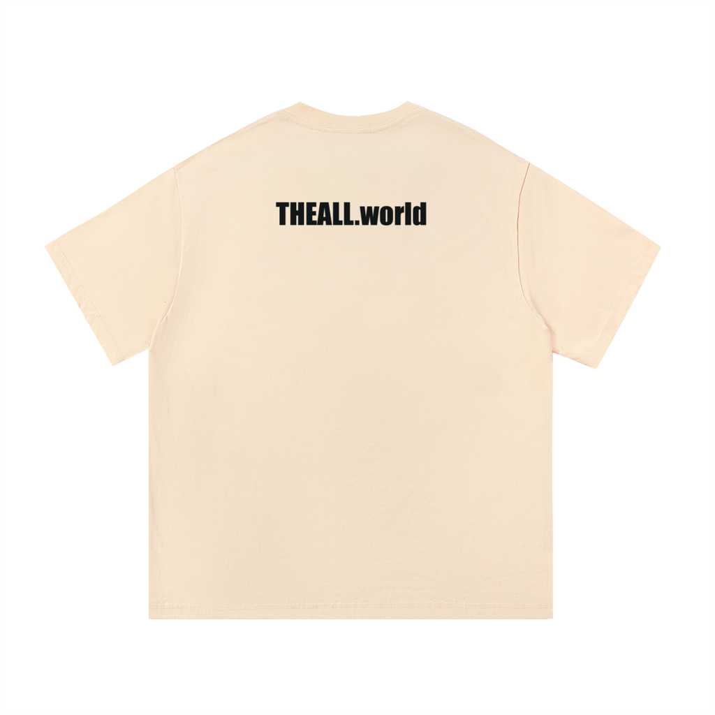 THE ALL Everyday Unisex T-Shirt - (print- THE ALL front and THEALL.world back)