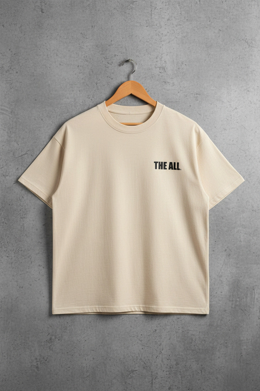 THE ALL Unisex Mineral Wash Waffle Knit T-Shirt