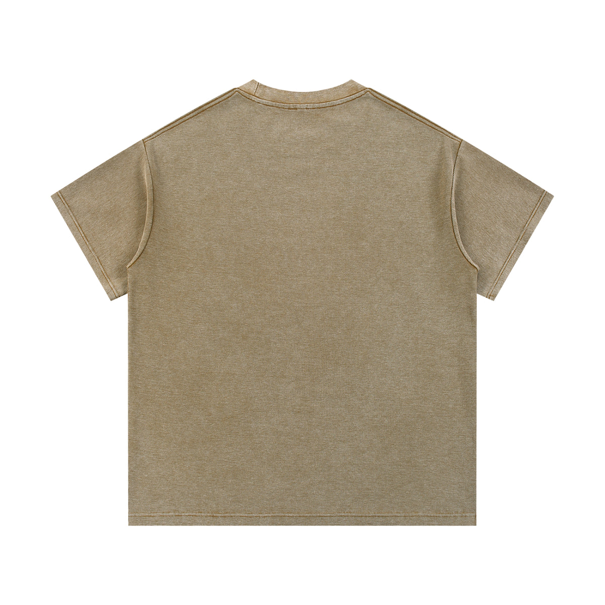 THE ALL Unisex Mineral Wash Waffle Knit T-Shirt