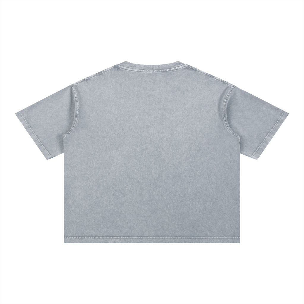 THE ALL Unisex  Mineral Wash Boxy Cotton T-Shirt