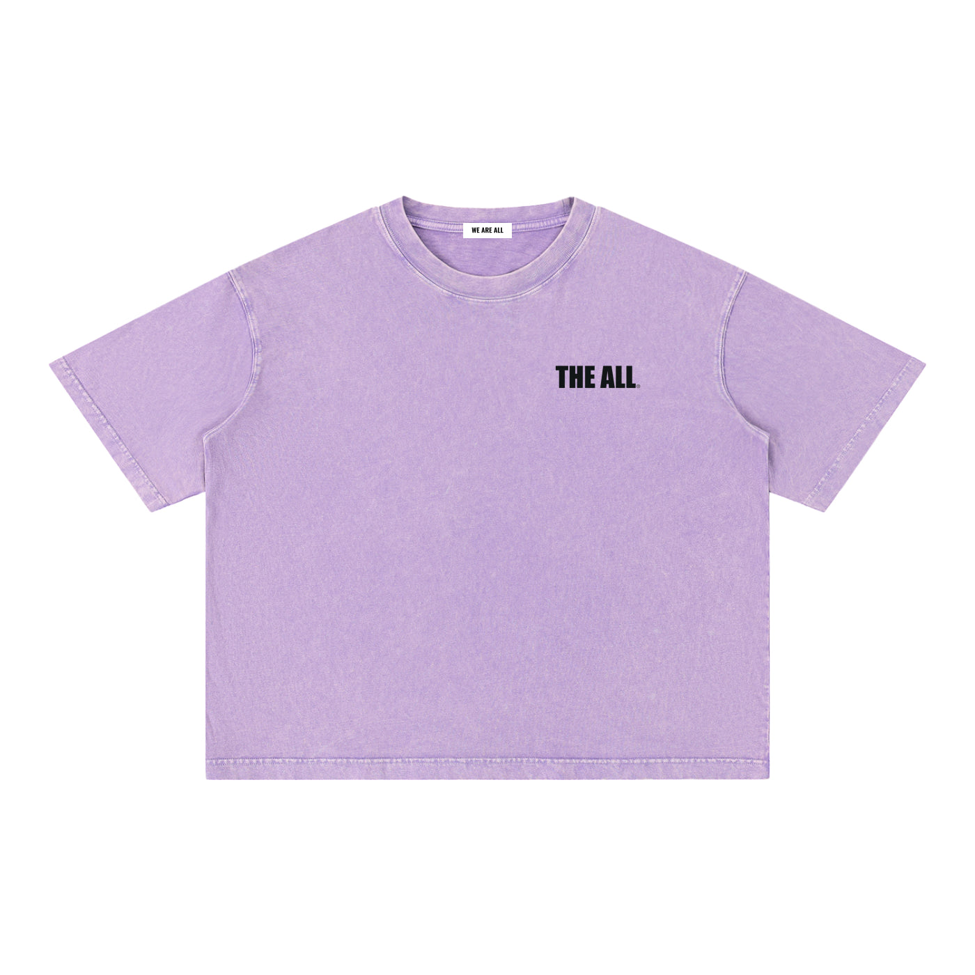 THE ALL Unisex  Mineral Wash Boxy Cotton T-Shirt