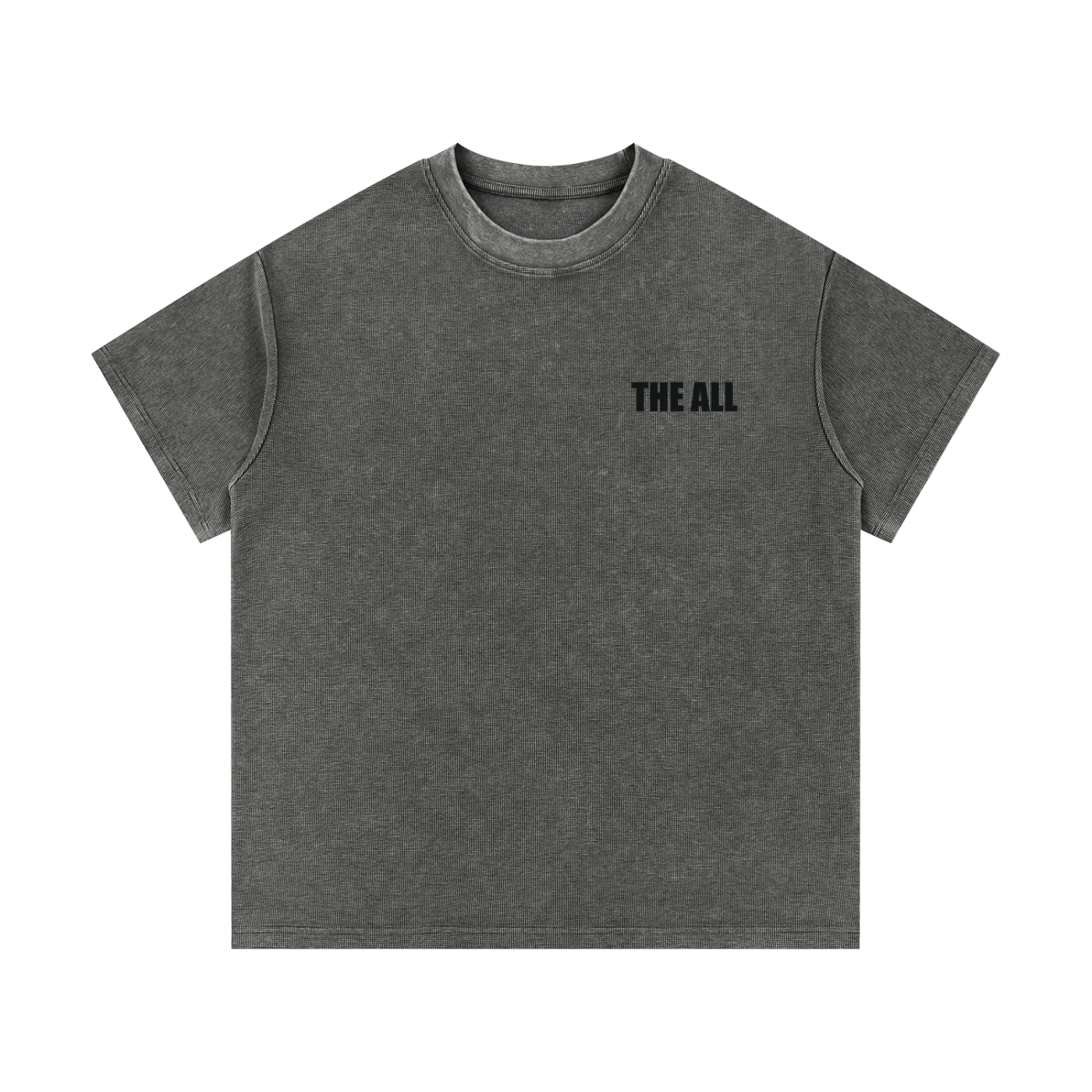 THE ALL Mineral Wash Waffle Knit T-Shirt