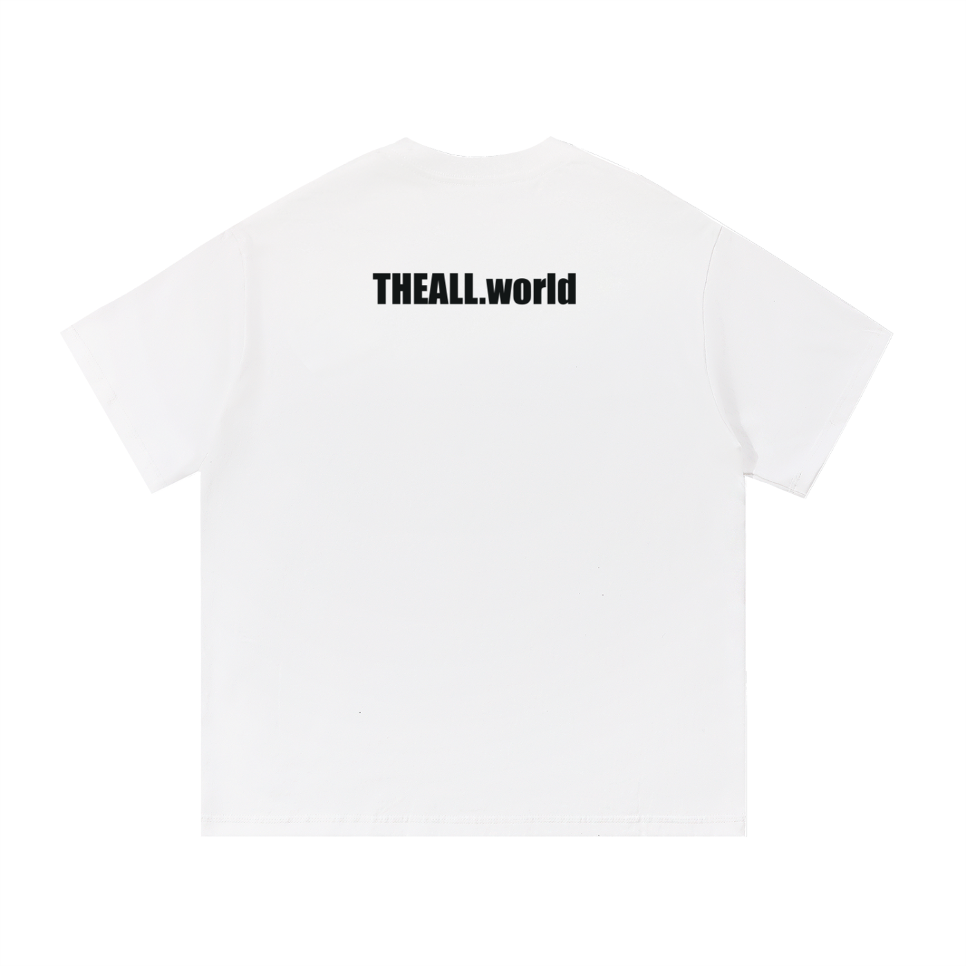 THE ALL Everyday Cotton T-Shirt - (print- THE ALL front and THEALL.world back)