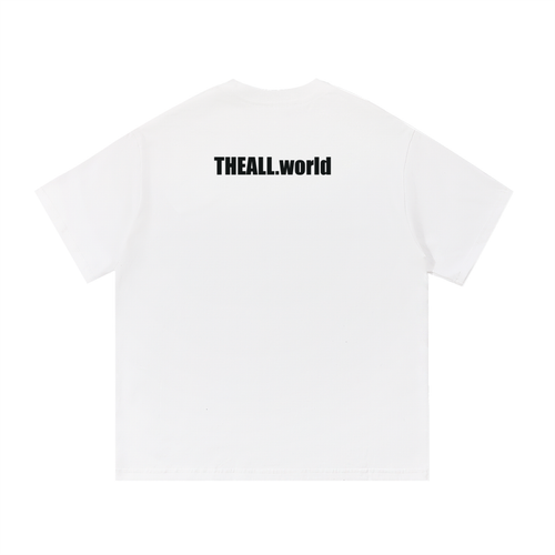 THE ALL Everyday Cotton T-Shirt - (print- THE ALL front and THEALL.world back)