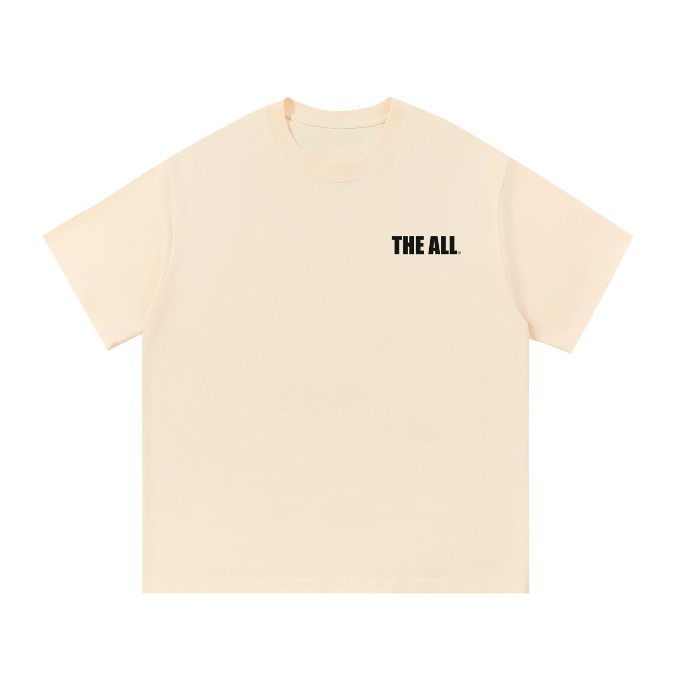 THE ALL Everyday Cotton T-Shirt - (print- THE ALL front and THEALL.world back)