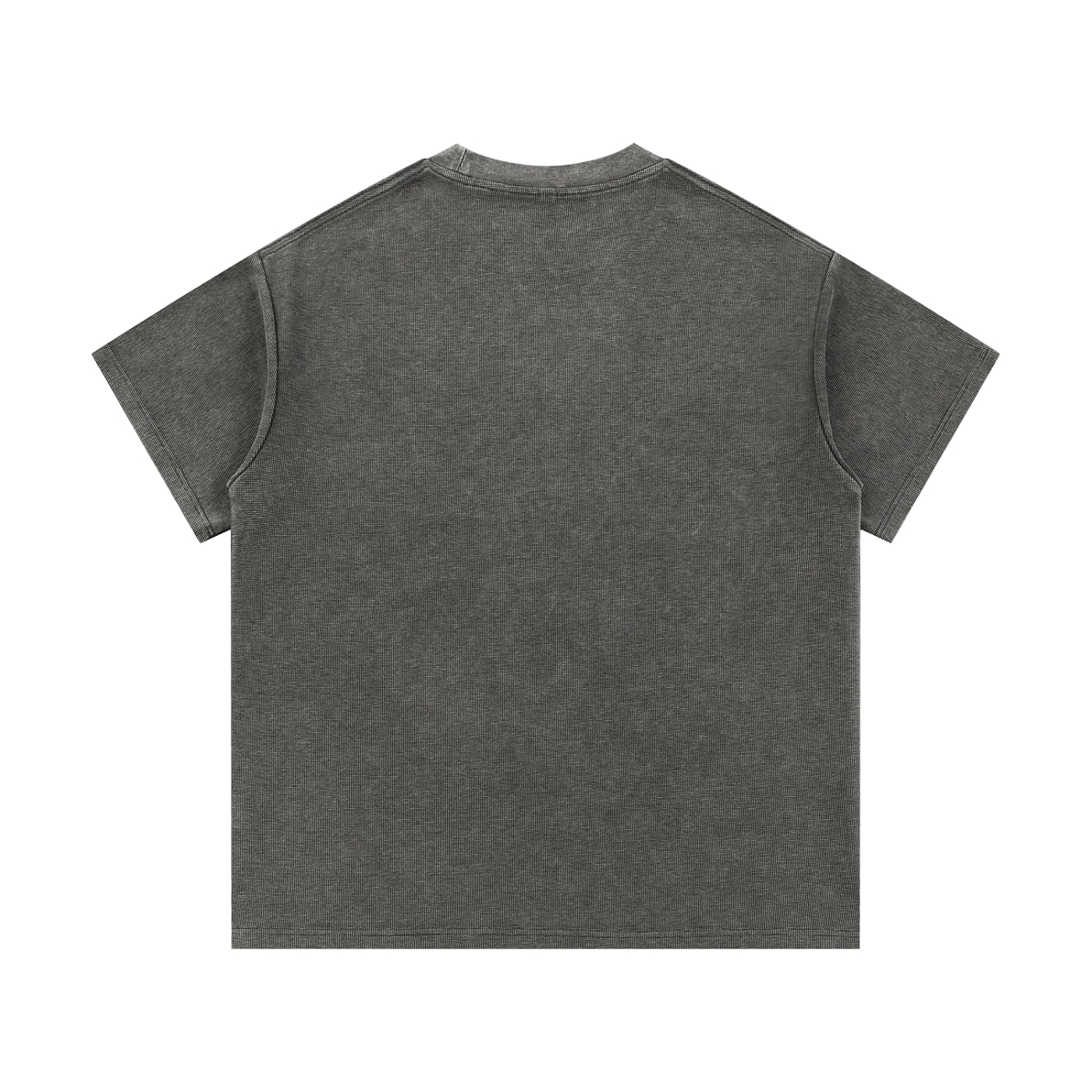 THE ALL Unisex Mineral Wash Waffle Knit T-Shirt