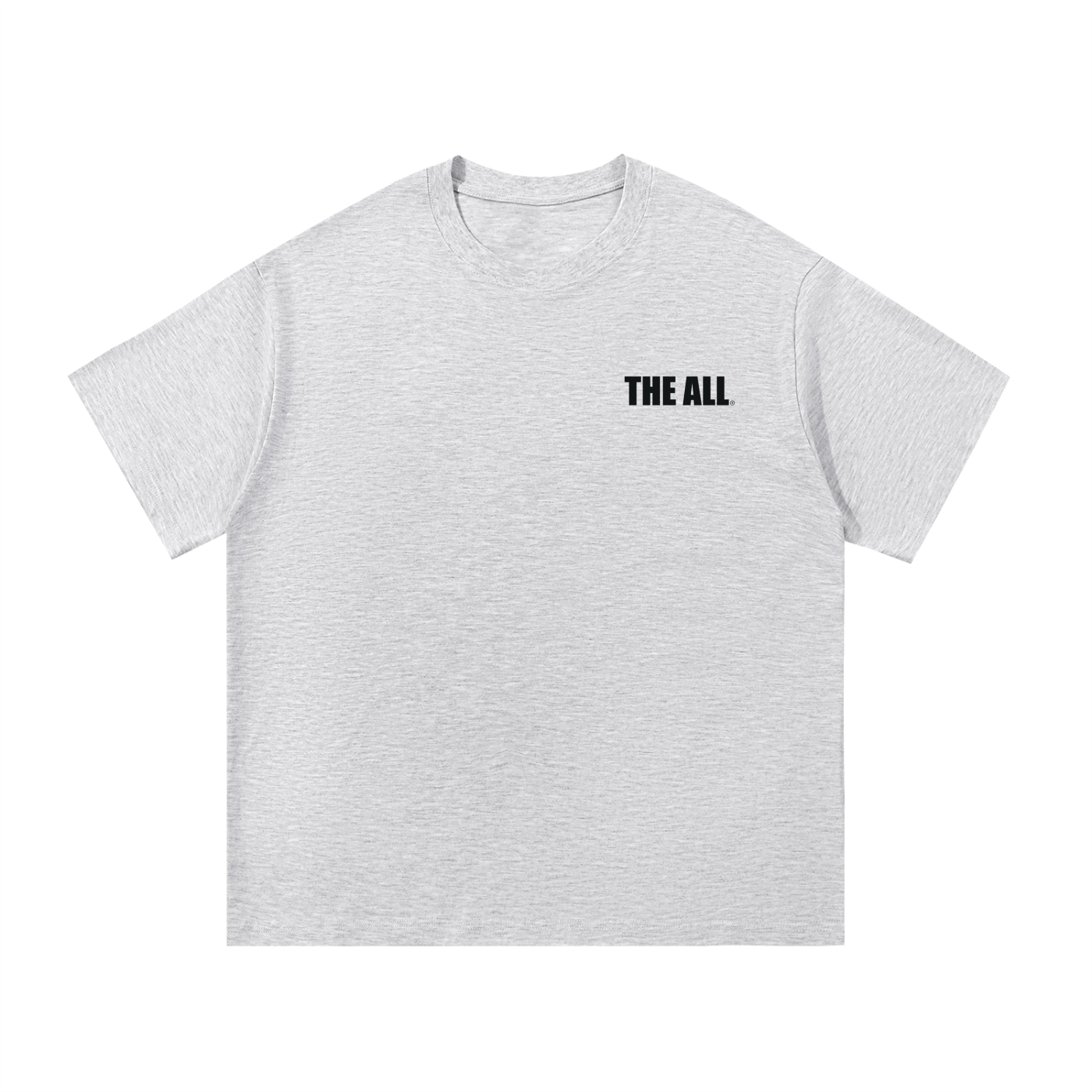 THE ALL Everyday Cotton T-Shirt - (print- THE ALL front and THEALL.world back)