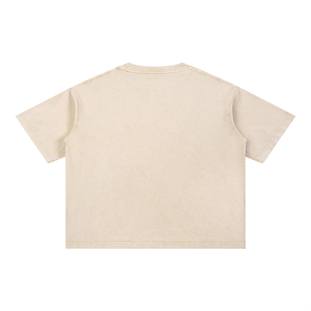 THE ALL Unisex  Mineral Wash Boxy Cotton T-Shirt