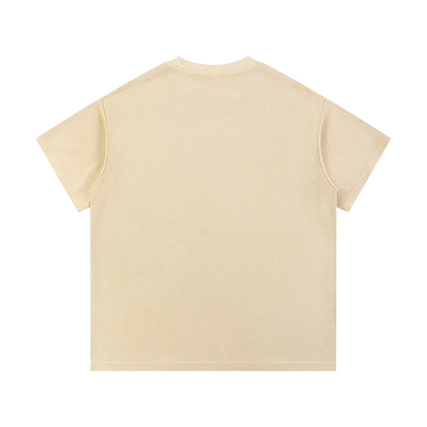 THE ALL Unisex Mineral Wash Waffle Knit T-Shirt