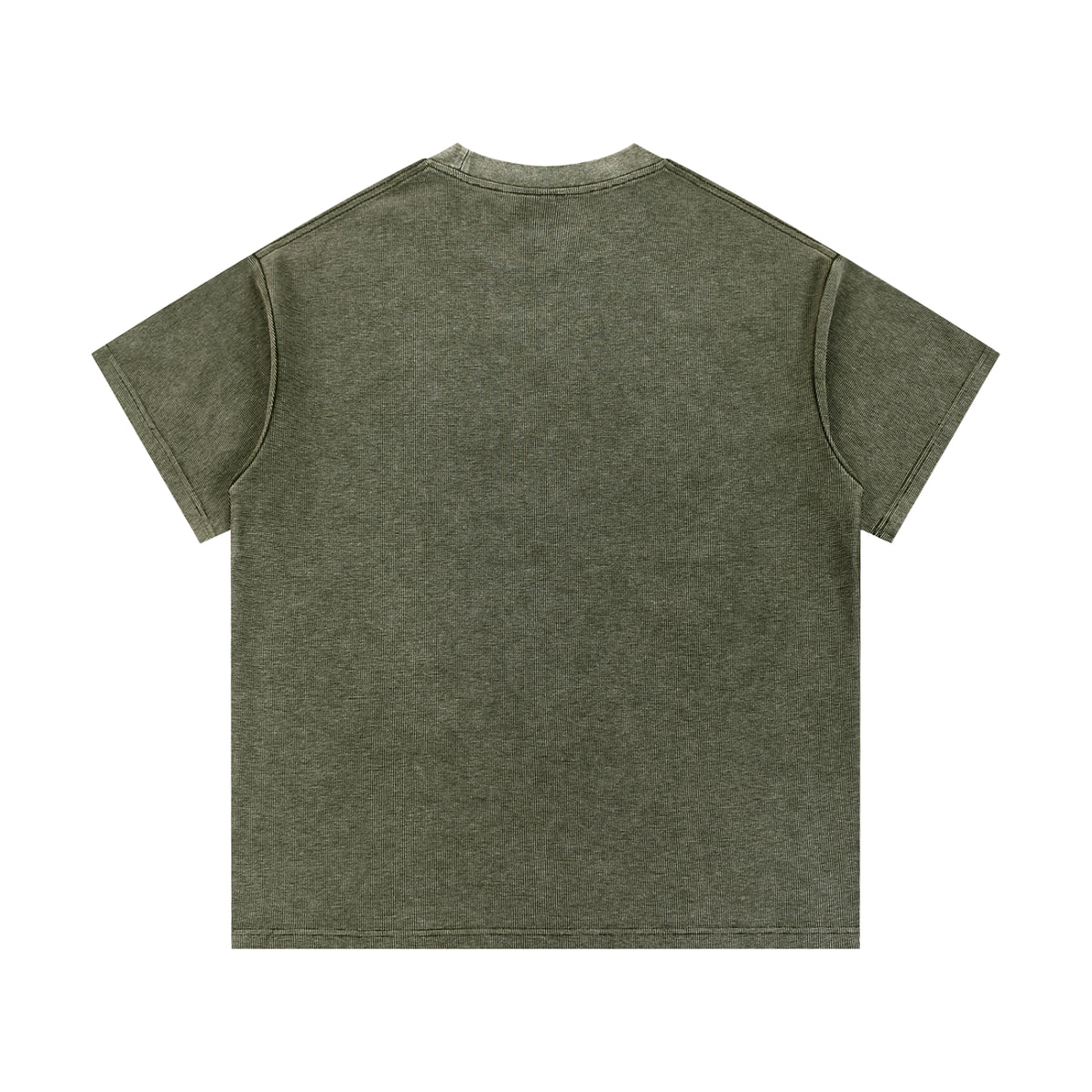 THE ALL Unisex Mineral Wash Waffle Knit T-Shirt