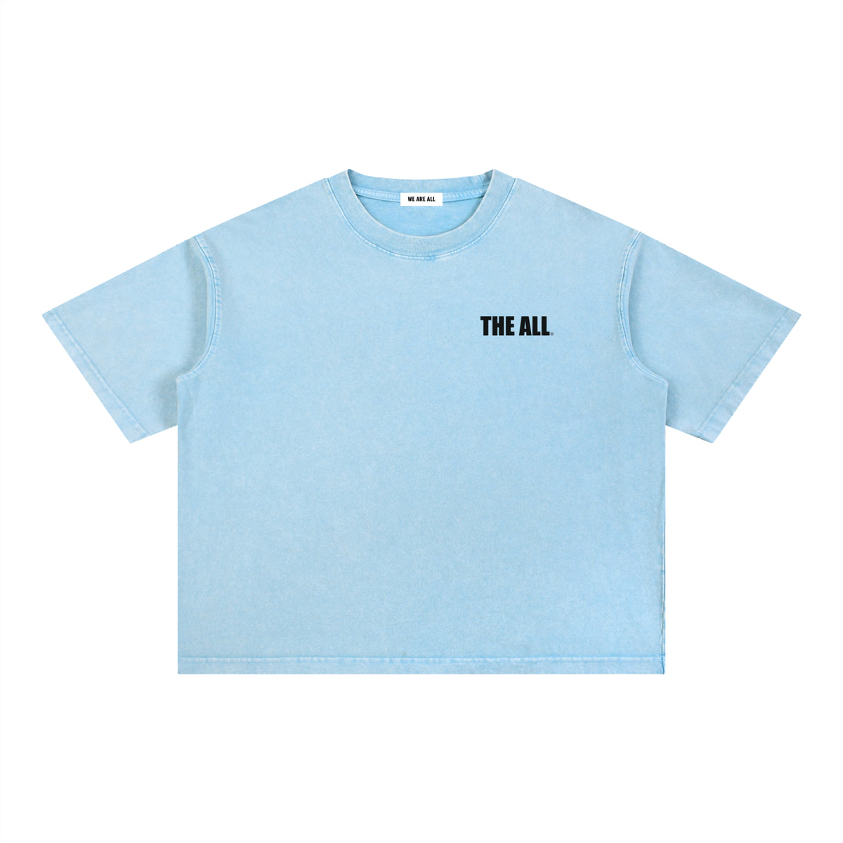 THE ALL Unisex  Mineral Wash Boxy Cotton T-Shirt